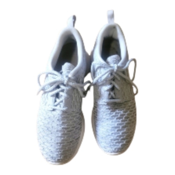 Nike Shoes - Nike Gray and White Knit Sneakers